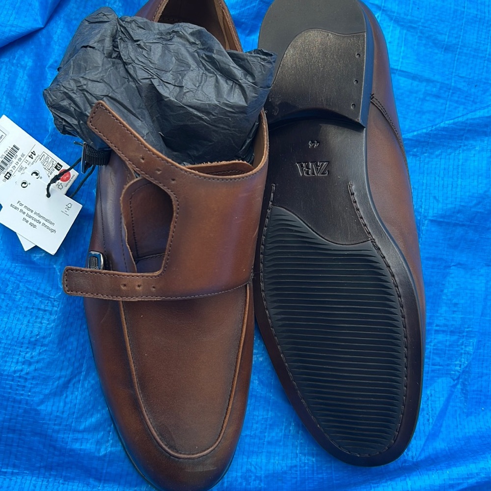 Zara men’s shoes , brown